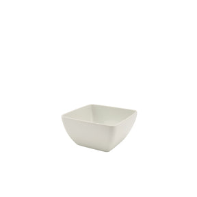 GenWare Melamine White Curved Square Bowl 15cm