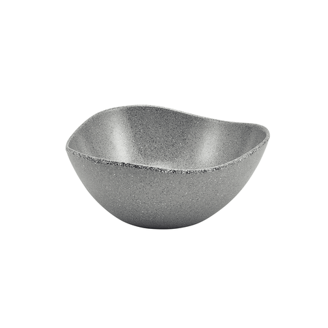 Grey Granite Melamine Triangular Buffet Bowl 25cm