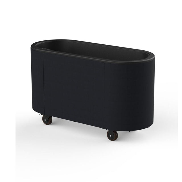 Oval_Black_Ice_Bin_Cart_with_Ice_Bin_-_Pack_1