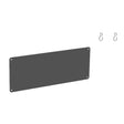 Modular Long Blackboard + 2 Hooks 120 x 45cm (47 x 18") - Pack 1