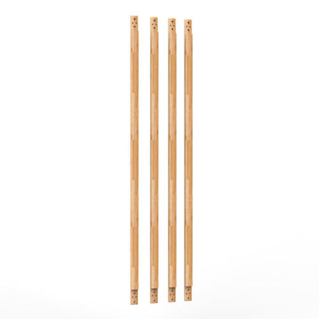 Canvas Natural Bamboo Frame Up Rights Set of 4 - Pack 1