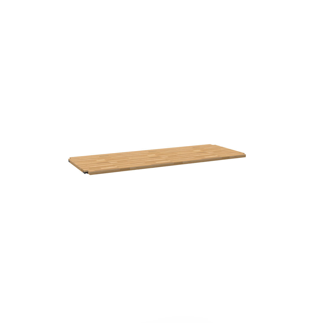 Canvas Natural Bamboo Shelf 118 x 46 x 2cm (46 1/2 x 18 x 4/5") - Pack 1