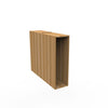 Canvas Natural Bamboo Organizer 46 x 39.5 x 12cm (18 1/5 x 15 1/5 x 4 5/7") - Pack 1