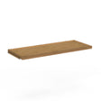 Canvas Natural Bamboo Shelf With Border 118 x 46 x 4cm (46 1/2 x 18 x 1 1/2") - Pack 1