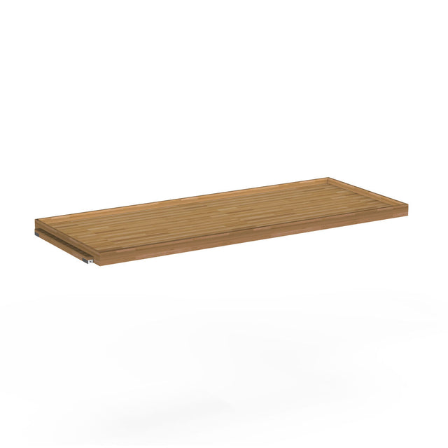 Canvas Natural Bamboo Shelf With Border 118 x 46 x 4cm (46 1/2 x 18 x 1 1/2") - Pack 1