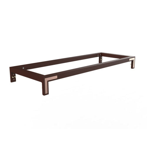 Canvas Dark Lux Top Frame Shelf 114.5 x 38 x 2cm (45 x 14 4/5 x 4/5") - Pack 1