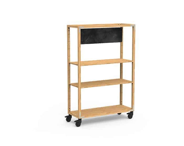 Canvas Natural Bamboo Base Frame With Casters - Pack 1