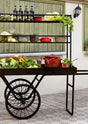 Cantine Dark Bamboo Cart Body and Frame 204.5 x 76cm (80 1/2 x 30") - Pack 1