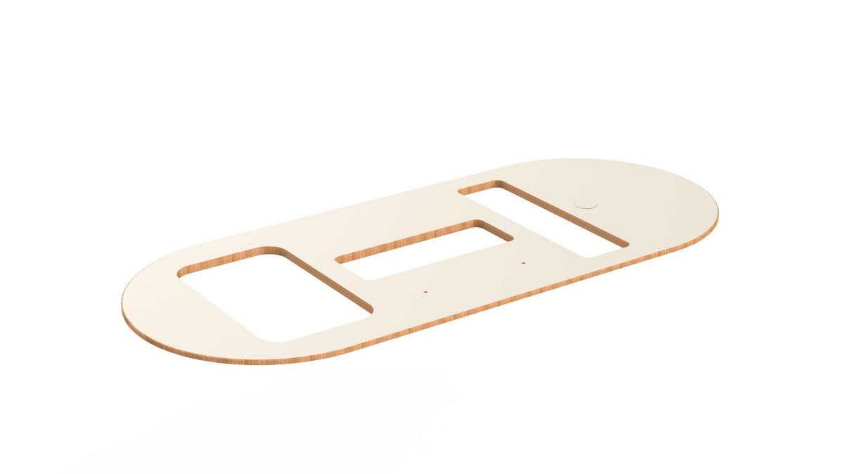 Mogogo Oval Vanilla BHP Cocktail Table Top - Pack 1
