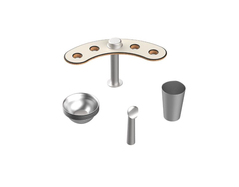 Mogogo Oval Vanilla Gelato Cart Set - Pack 1