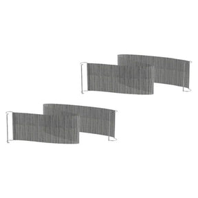 Roll'n Silver-Grey Quick Cover For Service Cart - Pack 1