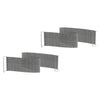 Roll'n Silver-Grey Quick Cover For Service Cart - Pack 1