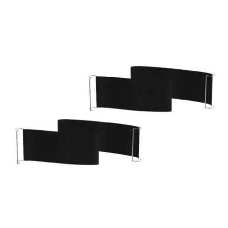 Modular Charcoal Black Slate Quick Cover For Large Classic 2 Piece Set - Pack 1