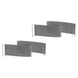 Modular Silver Grey Quick Cover For Corner 2 Piece Set - Pack 1