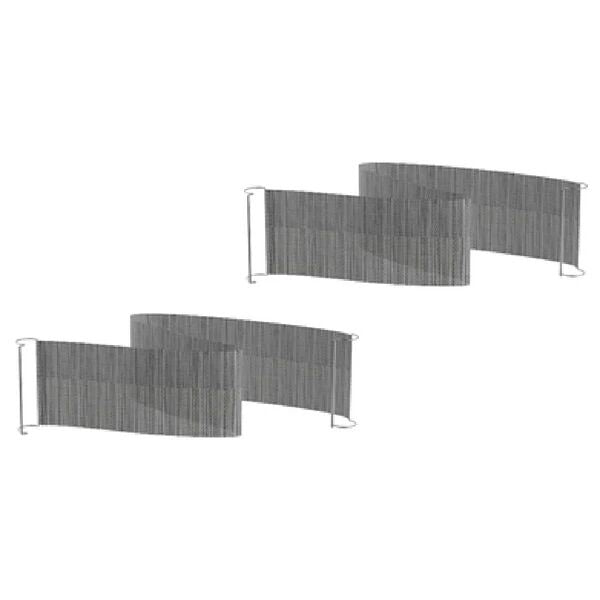 Modular Silver Grey Quick Cover For Corner 2 Piece Set - Pack 1