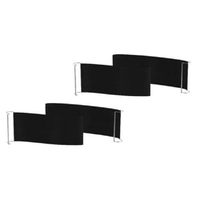 Modular Charcoal Black Quick Cover For Corner 2 Piece Set - Pack 1