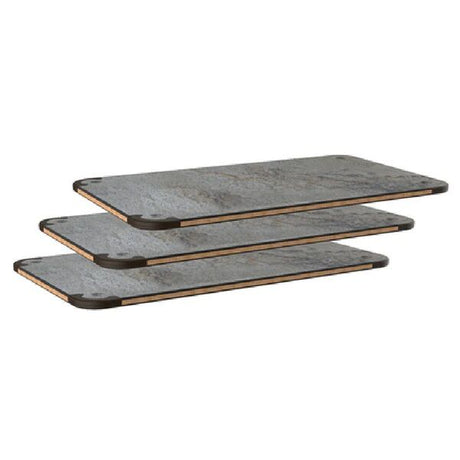 Roll'n Grey Slate Set of 3 BHP Panels For Service Cart - Pack 1