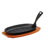 Sizzle Platter 9.5" (24cm) - with Wooden Base