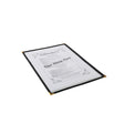 American Style Clear Menu Holder - 1 Page