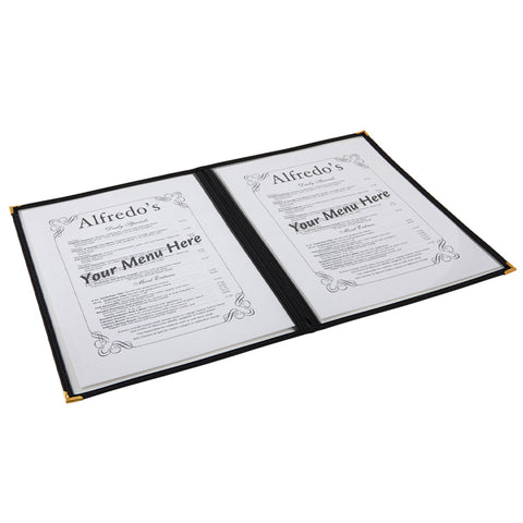 American Style Clear Menu Holder - 2 Page
