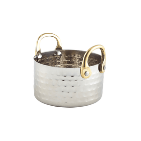 Mini Hammered St/St Casserole Dish 9.2 x 5cm