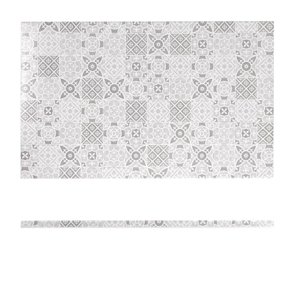 White Marrakesh Melamine GN 1/1 Slab 53 x 32.5cm