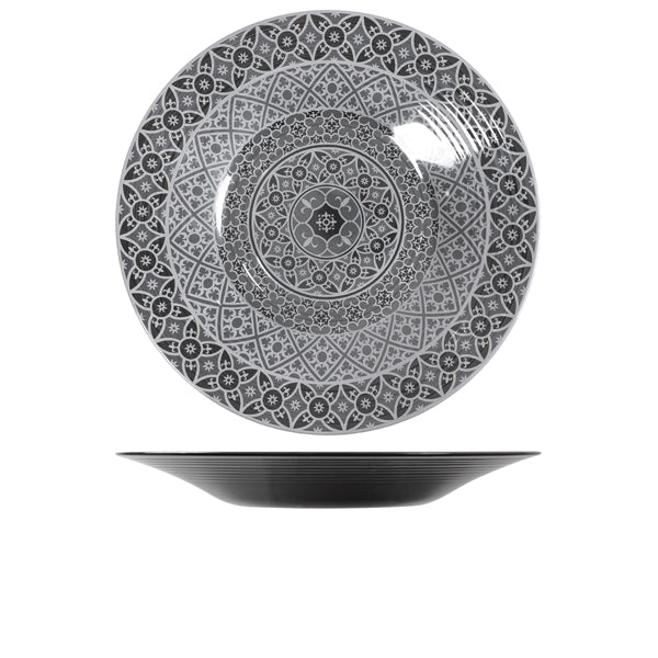 Black Marrakesh Melamine Bowl 48 x 6cm