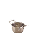 GenWare Mini Stainless Steel Casserole Dish 8.6 x 4.7cm