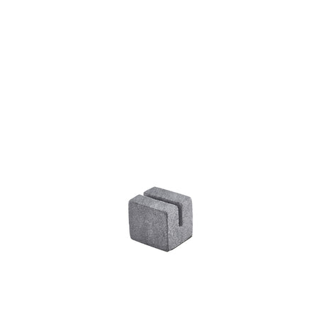 Grey Marble Sign Holder 3 x 2.5 x 2.5cm