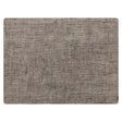 Modern Twist Linen Chocolate Silicone Placemat 30.5 x 40.6cm (12 x 16") - Pack 12