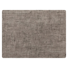 Modern Twist Linen Chocolate Silicone Placemat 30.5 x 40.6cm (12 x 16") - Pack 12