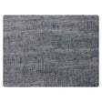 Modern Twist Linen Denim Blue Silicone Placemat 30.5 x 40.6cm (12 x 16") - Pack 12