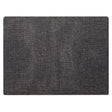 Modern Twist Linen Black Grey Silicone Placemat 30.5 x 40.6cm (12 x 16") - Pack 12