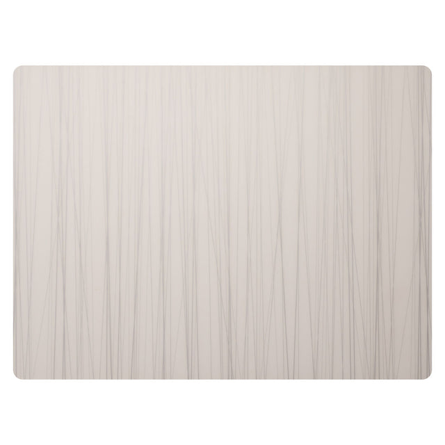 Modern Twist Stream Silver Silicone Placemat 30.5 x 40.6cm (12 x 16") - Pack 12