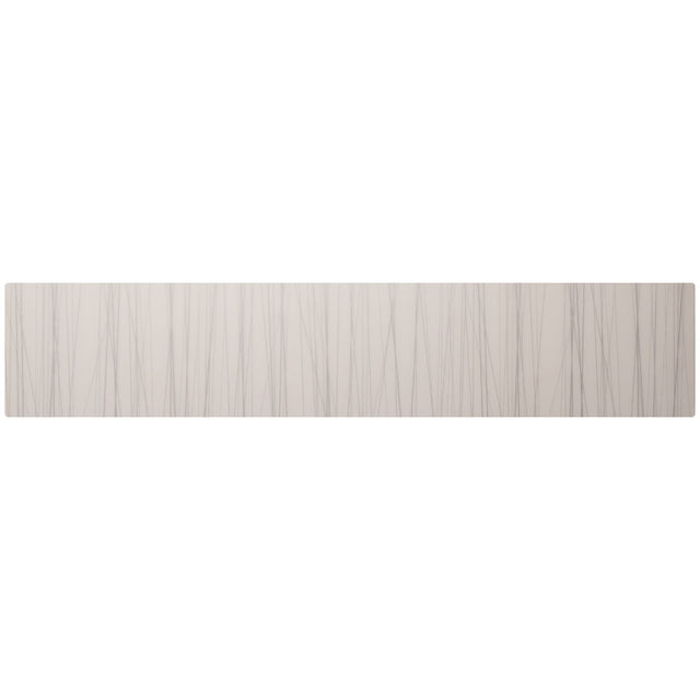 Modern Twist Stream Silver Silicone Table Runner 35.6 x 182.9cm (14 x 72") - Pack 3