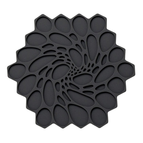 Modern Twist Hive Graphite Trivet 17.8cm (7") - Pack 6