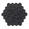 Modern Twist Hive Graphite Trivet 17.8cm (7") - Pack 6