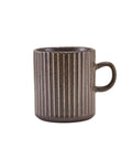 Terra Porcelain Black Fluted Mug 32cl/11.25oz