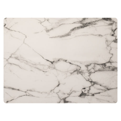 Modern Twist Marble Grey Silicone Placemat 30.5 x 40.6cm (12 x 16") - Pack 12