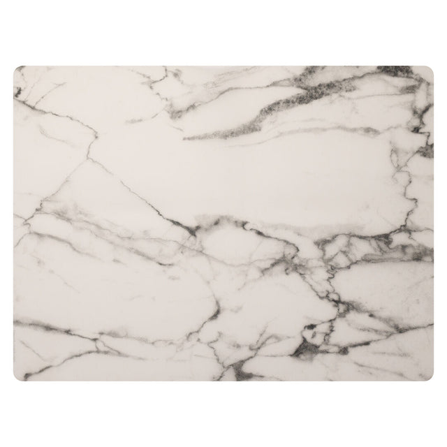 Modern Twist Marble Grey Silicone Placemat 30.5 x 40.6cm (12 x 16") - Pack 12