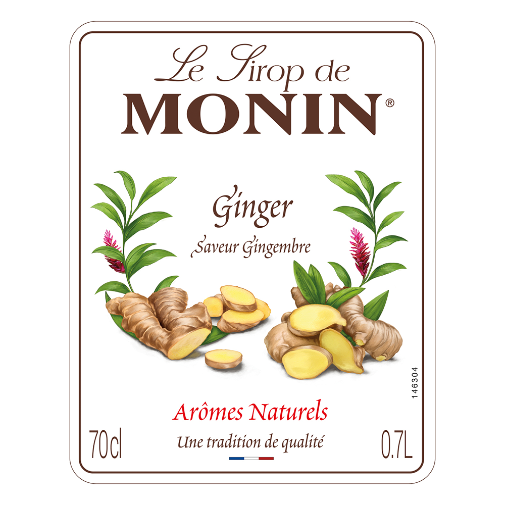 Monin Ginger Syrup 70cl label
