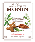 Monin Gingerbread Syrup 70cl label