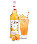 Monin Melon Syrup 70cl bottle and drink