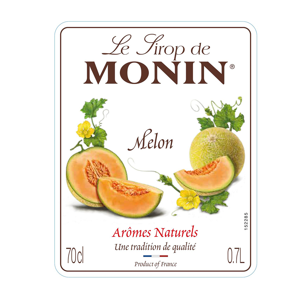 Monin Melon Syrup 70cl label