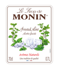 Monin Mint (Frosted) Syrup 70cl label