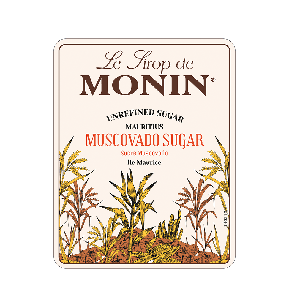 Monin Muscovado Sugar Syrup label