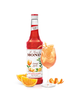 Monin Orange Spritz Syrup and drink