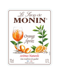 Monin Orange Spritz Syrup label