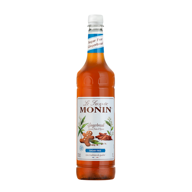 Monin Sugar Free Gingerbread Syrup 1 Ltr