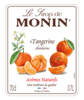 Monin Tangerine Syrup 70cl label